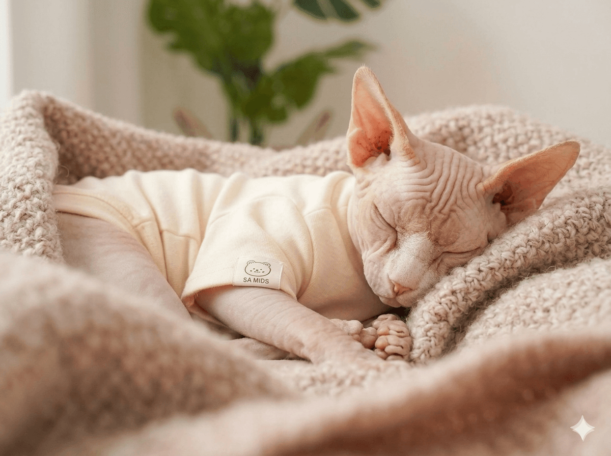 Cat wearing Mewse